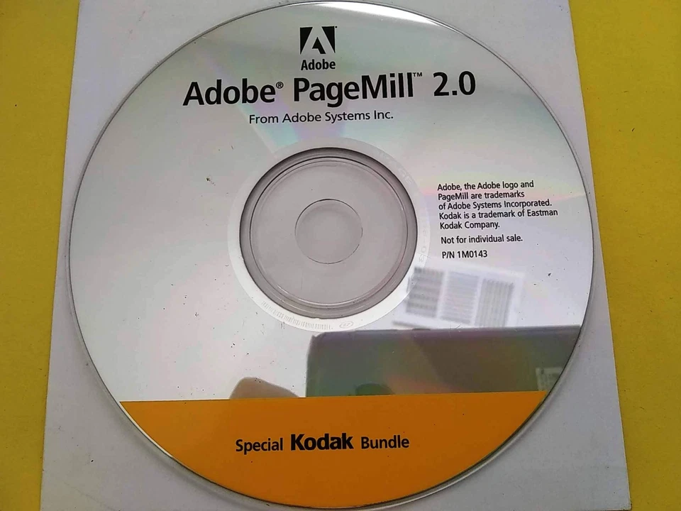 Adobe Pagemill 2.0 Full Version Windows w/ Serial Number License - Image 1 of 1