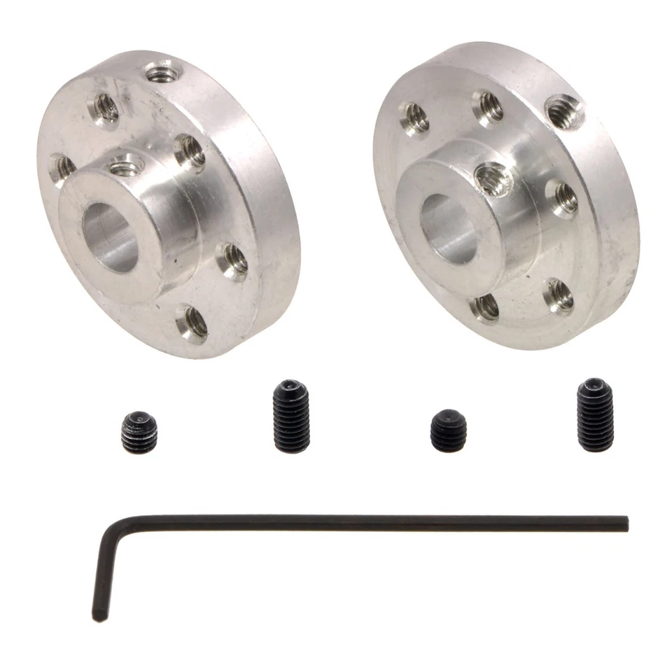 Pololu 1083 Universal Aluminum Mounting Hub for 6mm Shaft, #4-40 Holes - Image 1 of 1
