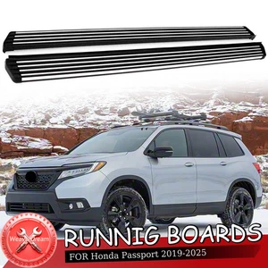 2PCS Fixed Running Boards Fits for Honda Passport 2019-2025 Side Steps Nerf bar - Picture 1 of 7