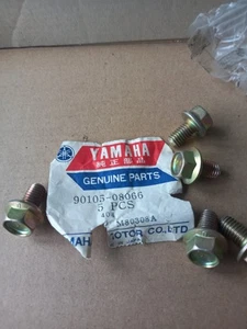 90105-08066 Yamaha Flanschschraube PW50, TW125, TW200, TW225, XJ650, XV535 Virago - Bild 1 von 3