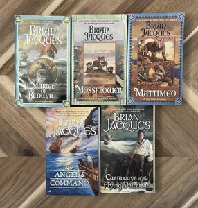 Menge 5 Brian Jacques Bücher Mariel von Redwall, Moosblume, Mattimeo ++ Sehr guter Zustand - Bild 1 von 1