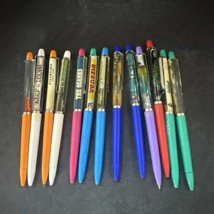 Vintage Floaty Float Pen Lot of 12 Various City’s Ozark’s Graceland Gumby @ More - Picture 1 of 8