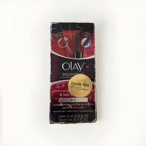 Olay Regenerist Micro Sculpting Eye Cream & Lash Serum Duo for Anti-Aging - Picture 1 of 2