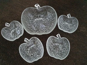 Vintage Set Ravenhead Siesta Dessert Dishes Apple Shape 1960s/70s - Picture 1 of 12