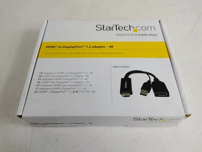 New StarTech HD2DP HDMI to DisplayPort 1.2 Adapter - 4K - Image 1 of 4