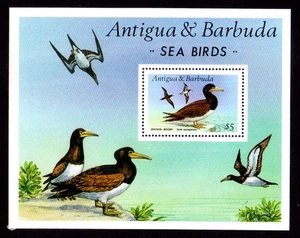 ANTIGUA & BARBUDA - 1987 SEA BIRDS - MIN. SHEET MINT NH - Picture 1 of 4