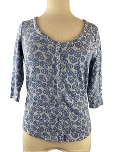 Topshop Sugar Skull All Over Print goth Cardigan Size 8 Halloween - Picture 1 of 6
