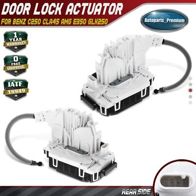 2x Actuadores de cerradura de puerta trasera izquierda y derecha Mercedes Benz W117 CLA250 W218 E350 Foto 1 de 4