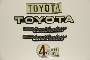 For Toyota Land Cruiser FJ40 FJ43 Logo Emblem Ornament (5 Piece Set) Pins