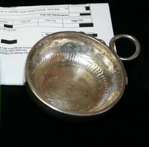 Antiker französischer Silber um 1819-1838 Weinprobe Becher 77,7 Gramm Silber - Bild 1 von 12