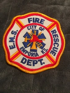Fire Department Patch - City Of Emporia, KS - Picture 1 of 1
