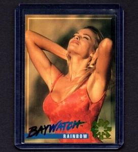 PAMELA ANDERSON 1995 Baywatch Sports Time TV Series Rainbow TV Insert Card #R4 - Picture 1 of 2