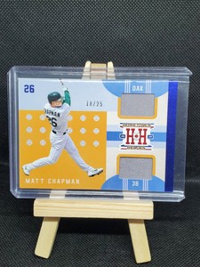 2019 Panini Chronicles Hometown Heroes Memorabilia /25  Matt Chapman #HHM-MC