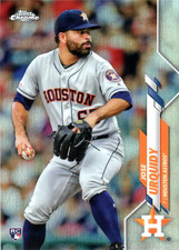 2020 Topps Chrome Refractors #142 Jose Urquidy Rookie Houston Astros MLB NM-MT