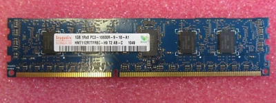 Hynix 1GB PC3-10600 1RX8 ECC 240P DDR3-1333 Server Memory HMT112R7TFR8C-H9 - Image 1 of 3