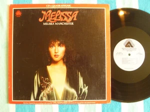 MELISSA MANCHESTER "Melissa" (Self Titled) LP QUADRAPHONIC Arista 1975 w/ Inner - Picture 1 of 1