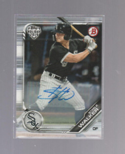 STEELE WALKER 2019 TOPPS BOWMAN HOLIDAY PROSPECT RC AUTO AUTOGRAPH 20/99