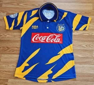 Camiseta deportiva de fútbol americano rara del Club Tigres UANL México ABA Sport Coca Cola mediana - Imagen 1 de 9