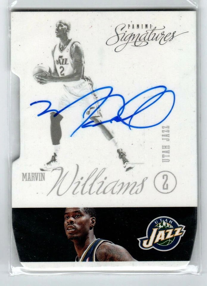 2012-13 Panini Signatures Die Cut AUTO #119 Marvin Williams (ref 194462) - Image 1 of 1