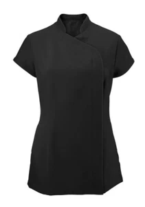 SIDE POCKET SPA BEAUTY HAIRDRESSING NAIL SALON MASSAGE THERAPIST TUNIC UNIFORM - Picture 1 of 19
