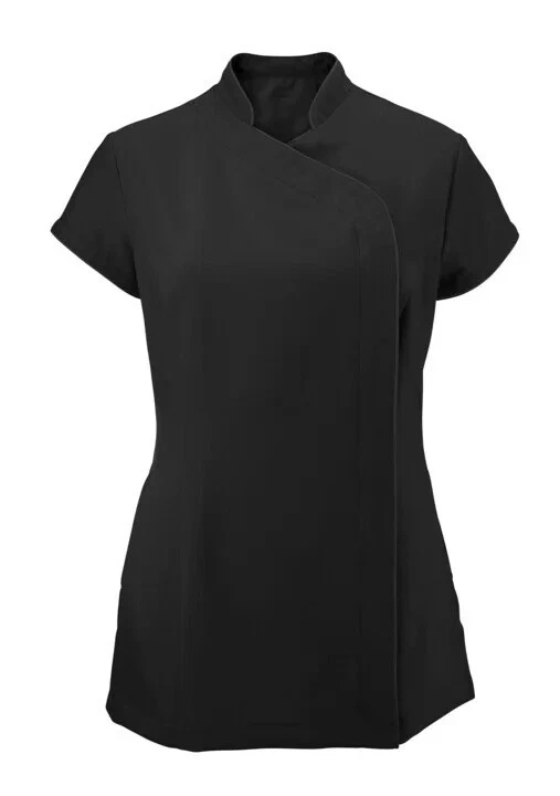SIDE POCKET SPA BEAUTY HAIRDRESSING NAIL SALON MASSAGE THERAPIST TUNIC UNIFORM - Image 1 of 4