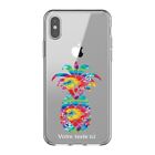 Coque Iphone XR ananas tie and dye 3 personnalisee