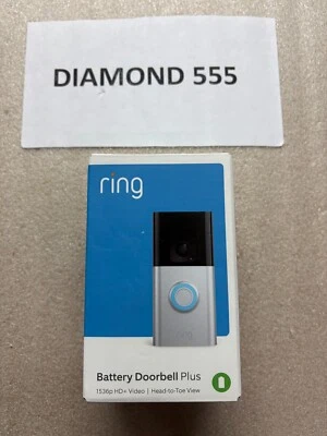 IRIS Ring Battery Doorbell Plus 1536p HD+ Video/ Head-to-Toe View | 4028