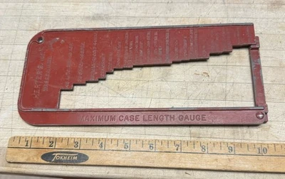 Herter’s Inc Vintage Medidor de Comprimento Máximo da Caixa Calibre Recarga - Imagem 1 de 4
