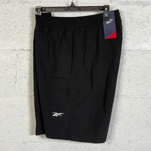 Reebok Hombre Clásicos Uniforme Ajuste Regular 9" Pantalones Cortos Carga Negro Grande Precio de venta sugerido por el fabricante $50 - Imagen 1 de 11
