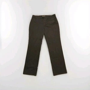 Lee Women's Relaxed Fit Straight Leg Work Pants Size 16 M Black Casual - Picture 1 of 11
