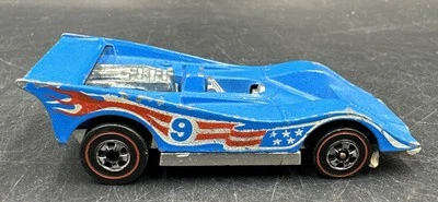 Coche de carreras Mattel Hot Wheels Redline American Victory 1973 vintage Flying Colors Foto 1 de 4