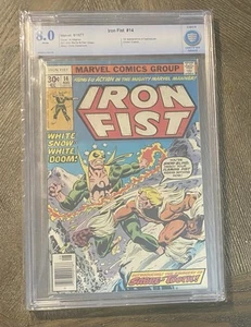 Cómic Iron Fist #14 1977 clasificación CGC Marvel 1st Sabretooth X-Men sin imprimir - Imagen 1 de 5