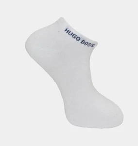 New trainers ankle Hugo Boss men 3 pack socks white grey black Uk 8-12 Eu 41-46 - Picture 1 of 2