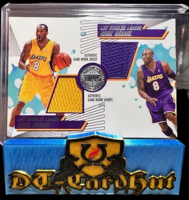 Kobe Bryant 2005 Topps First Row GAME-WORN Jersey & Shorts Relics 5/140 Lakers - Image 1 of 2