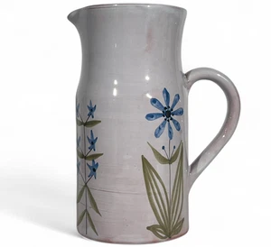 Roger Capron Pichet signé fleur bleu céramique 50 Vallauris era Picault - Picture 1 of 10