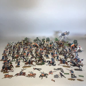 Konvolut Zinnfiguren | 131 Teile | Soldaten Pferde Krieg Kulisse | #i5 - Bild 1 von 10