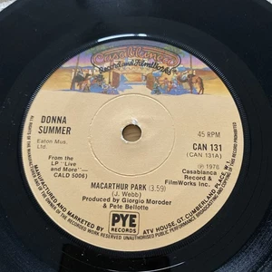 Donna Summer - Macarthur Park - 7” Single - Ex Con - Picture 1 of 7