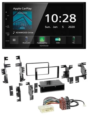 Kenwood Bluetooth MP3 DAB USB 2DIN Autoradio für Nissan Quest Rogue Titan ab 11 - Bild 1 von 4