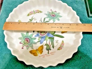 Portmerrion Passiflora Caerulea Ruffled Quiche Tart Casserole Baking Dish 11in - Bild 1 von 5