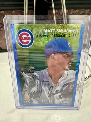 2023 Topps Platinum Anniversary - Matt Swarmer #29 Blue Mini-Diamond  /199 (RC) - Image 1 of 2