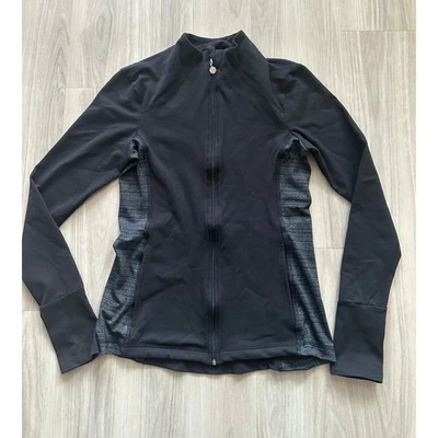 Beyond Yoga Mock Neck Black/Gray Jacket size Small - Image 1 of 4