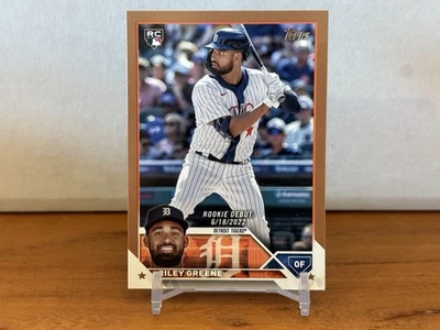 2023 Update Series Riley Greene Gold #/2023 Rookie Detroit Tigers - Image 1 of 2