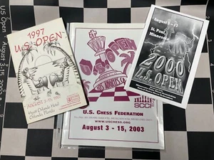 3 U.S. Open Chess Championship Program 1997, 2000, 2003  - Bild 1 von 2