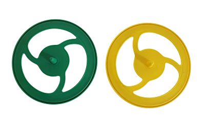 Disco Volador Aerodinámico (Juego de 2) Diversión al Sol 10" Diámetro Niños Adultos Mascotas Foto 1 de 4