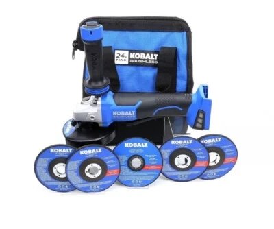Kobalt 24V MAX Brushless Angle Grinder/Cutoff Tool - Bare Tool