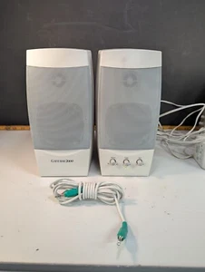 Altec Lansing ACS41 Gateway 2000 Computer Speakers Listen to on Video - Picture 1 of 3
