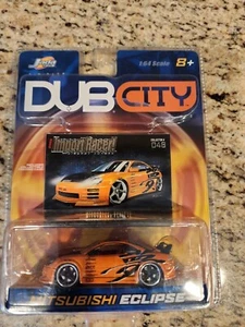 Import Racer Mitsubishi Eclipse dub city Jada Toys #048 1/64 Scale - Picture 1 of 4