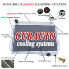 4 ROWS Aluminum Radiator For 80-90 Toyota Land Cruiser 60 Series FJ60 2F-Petrol