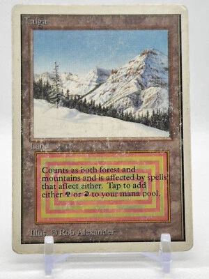 MTG Magic The Gathering Taiga Unlimited HP Played See Pics - Image 1 of 2