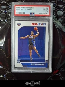 2019-20 Panini Hoops #258 Zion Williamson PSA 9 Rookie Card - Picture 1 of 2
